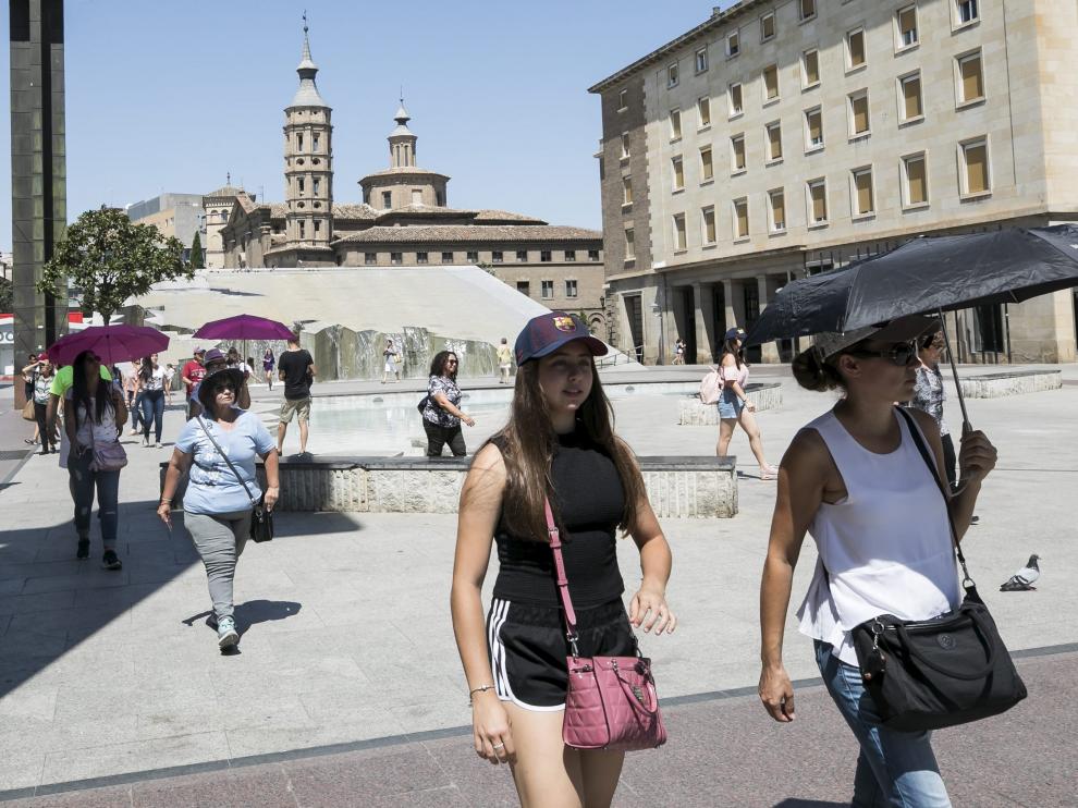 Calor en Zaragoza