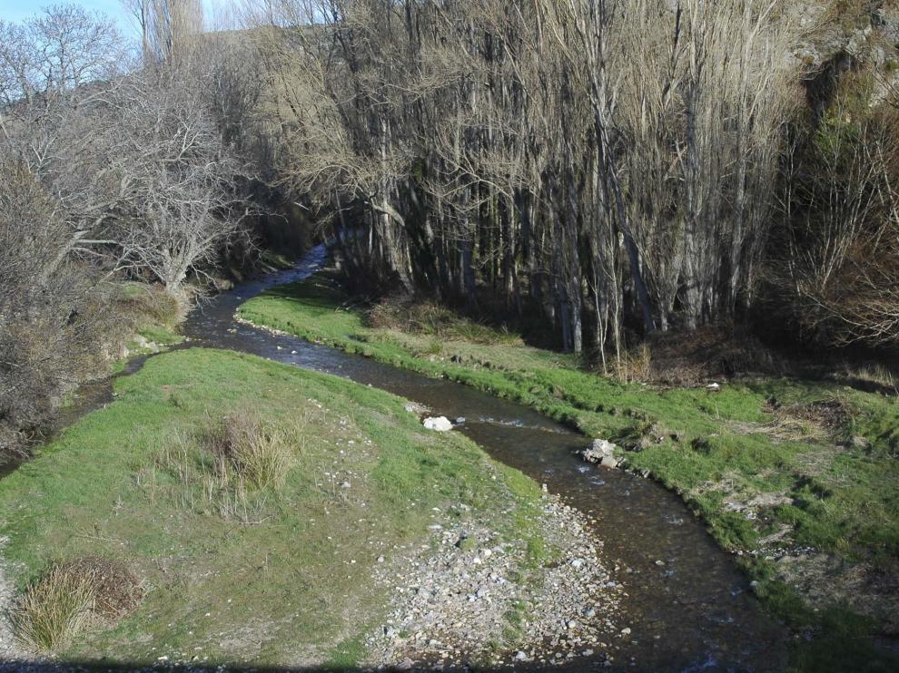 El río Isuela, en las proximidades de Calcena