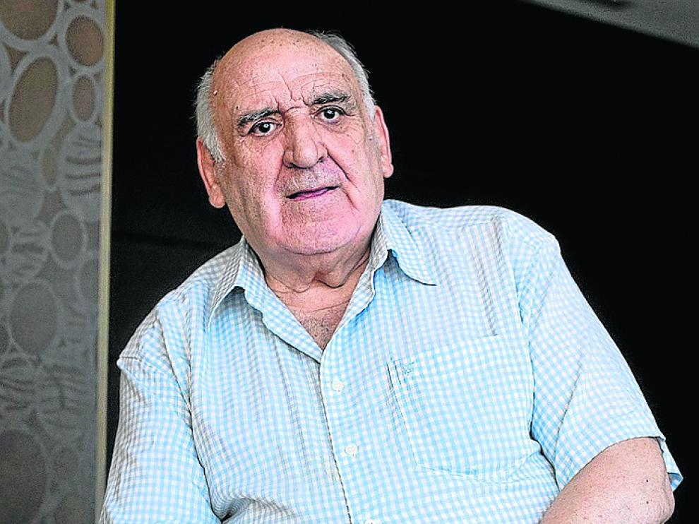 José Luis Yagüe, durante su reciente visita a Aragón.