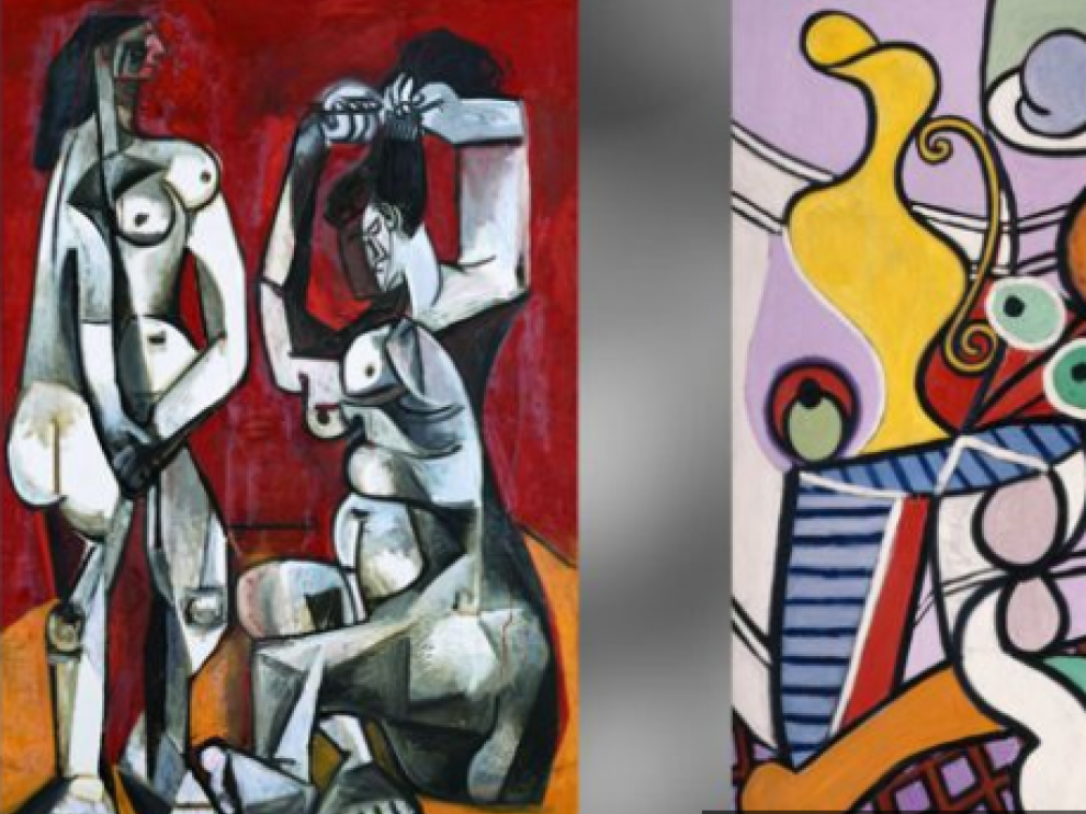 Las dos obras de Picasso que han suscitado la polémica.