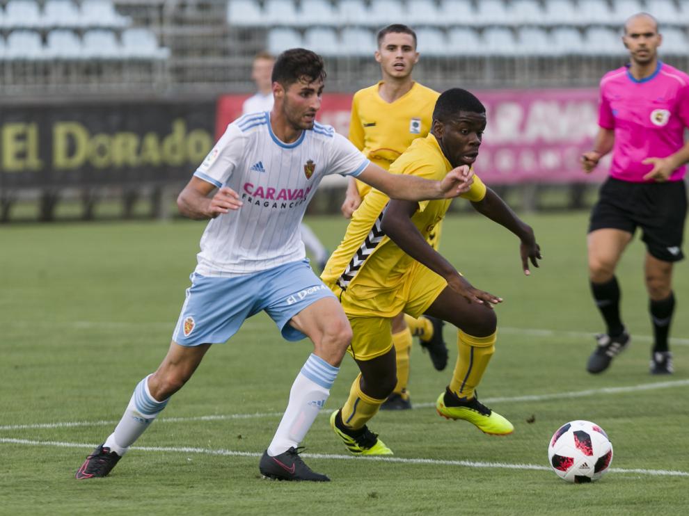 El RZD Aragón y el Robres empataron a un tanto en el primer partido de la liguilla de la Copa RFEF