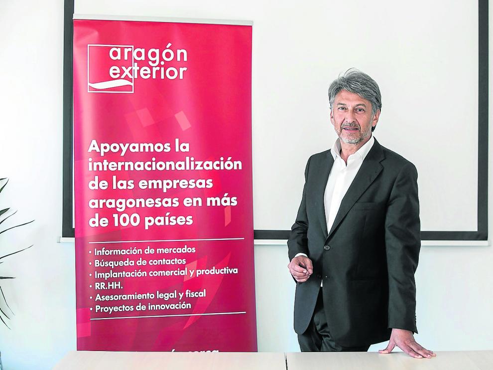 Fernando Fernández, director gerente de Aragón Exterior.