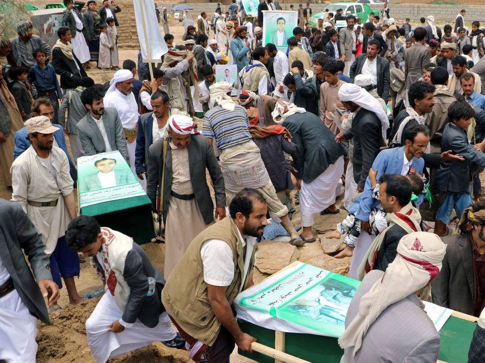 Ataque aéreo perpetrado la pasada semana en Yemen por parte de Arabia Saudí.