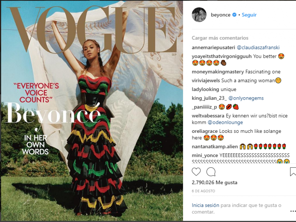 Beyoncé logra que Vogue contrate al primer fotógrafo de raza negra que hará la portada.