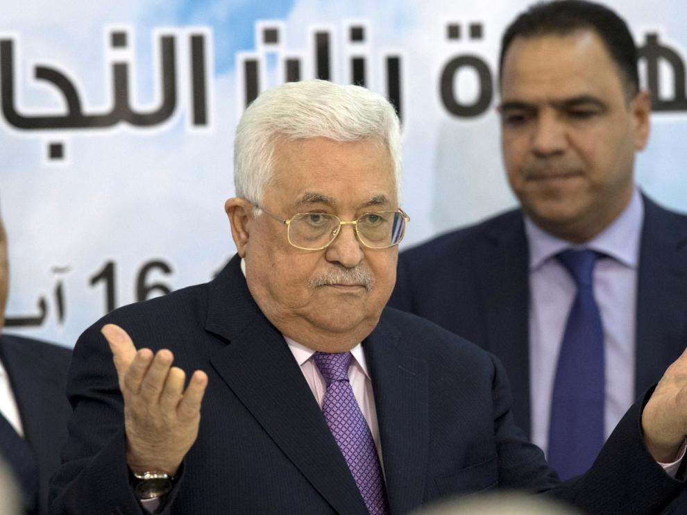 El presidente de Palestina, Mahmud Abás.