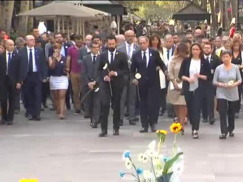 Barcelona homenajea a las víctimas del atentado