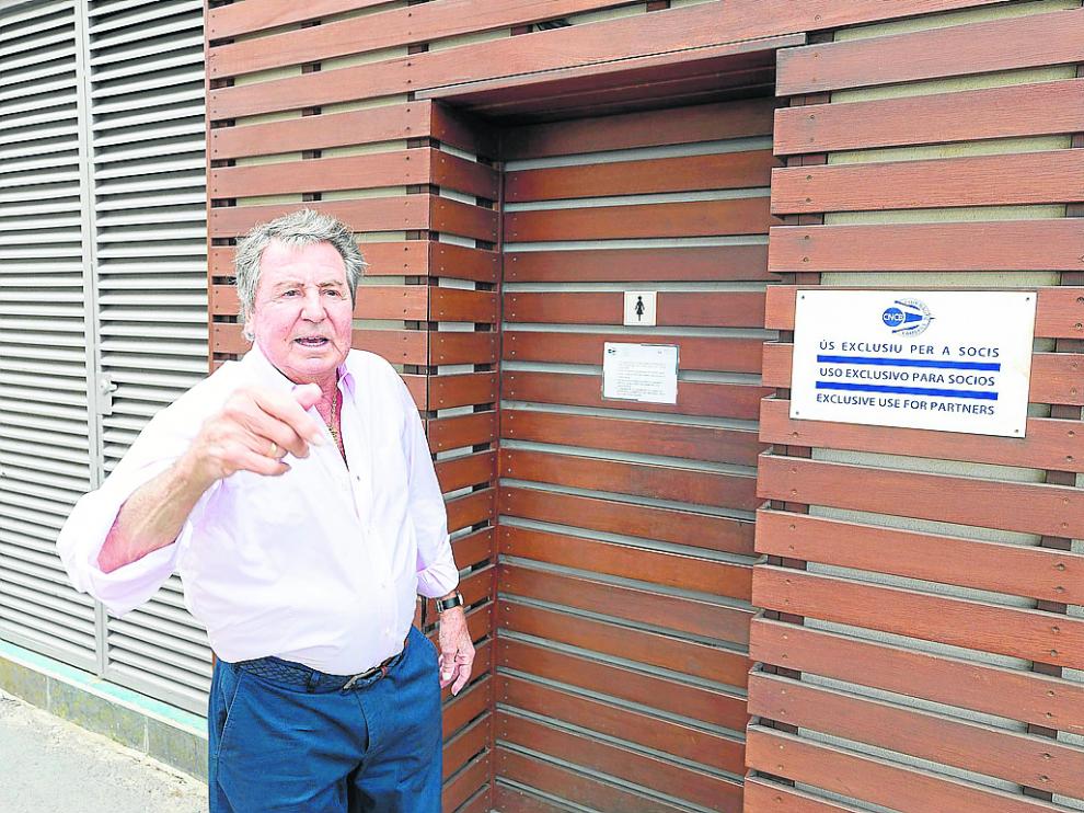 Juan Manuel Villa, este viernes, en el club Náutico de Cambrils, donde se refugió el día del atentado.