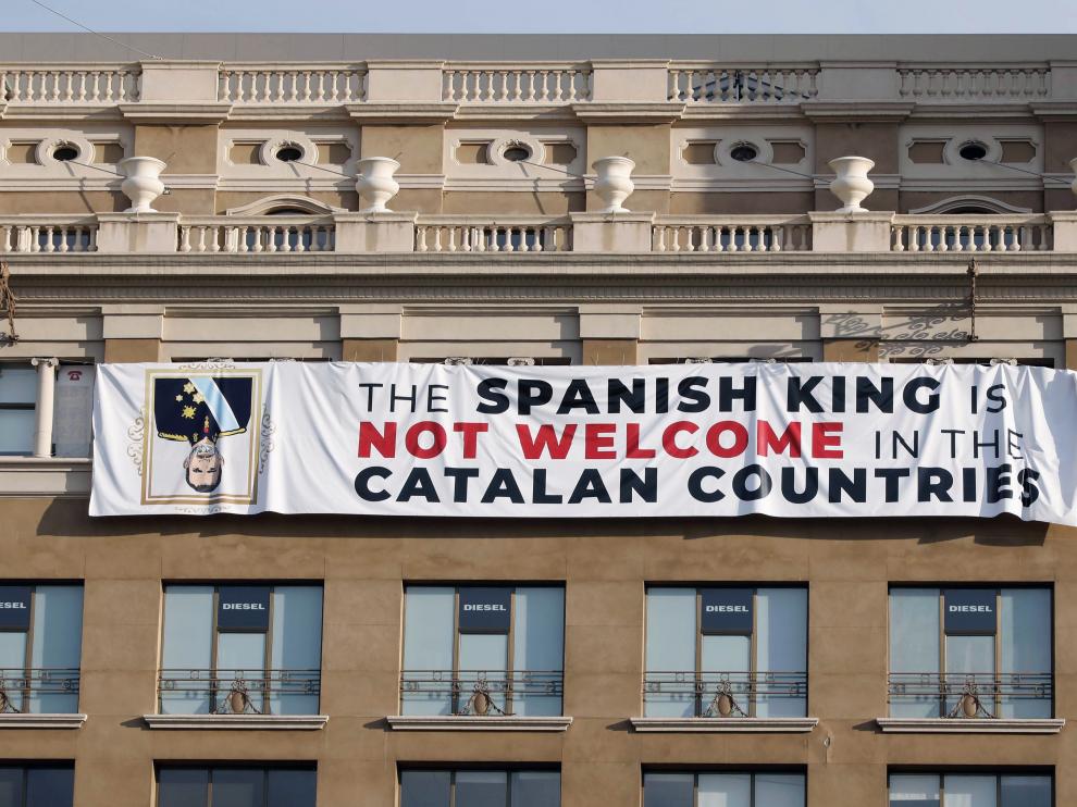 Los separatistas rompieron la unidad del acto antiterrorista.