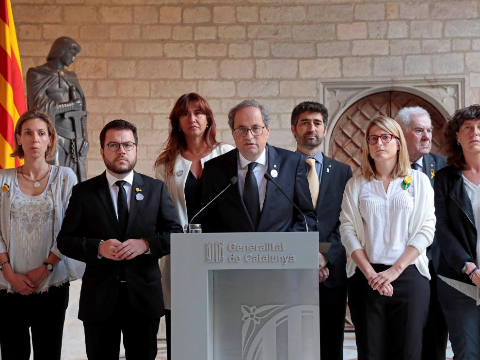 Joaquim Torra, sigue a lo suyo.