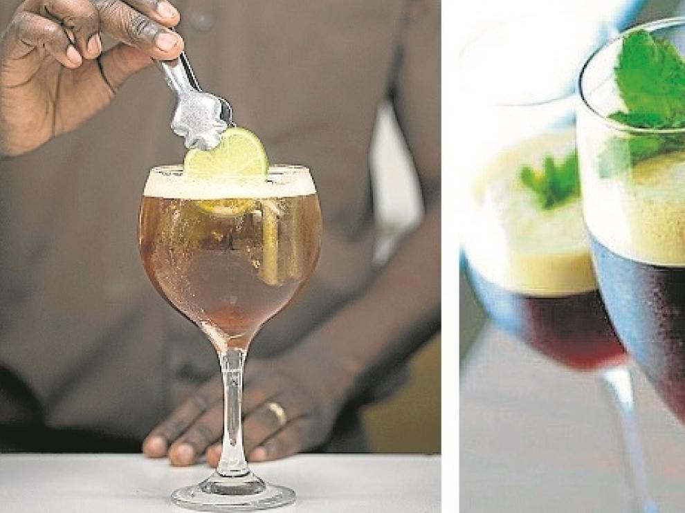 Gin Tonic, mojito y un aperitivo hechos con café.