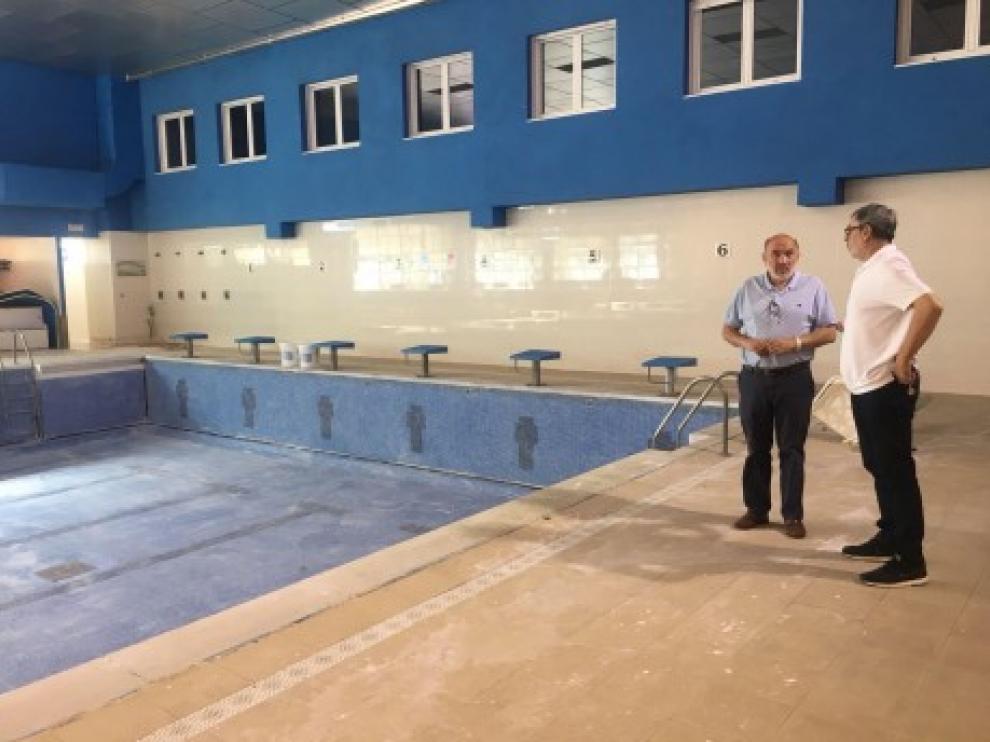 La piscina climatizada ha sido el principal objeto de las mejoras.
