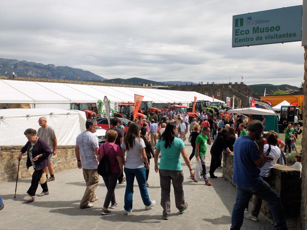 Ambiente en la Expoferia de Sobrarbe del año pasado.