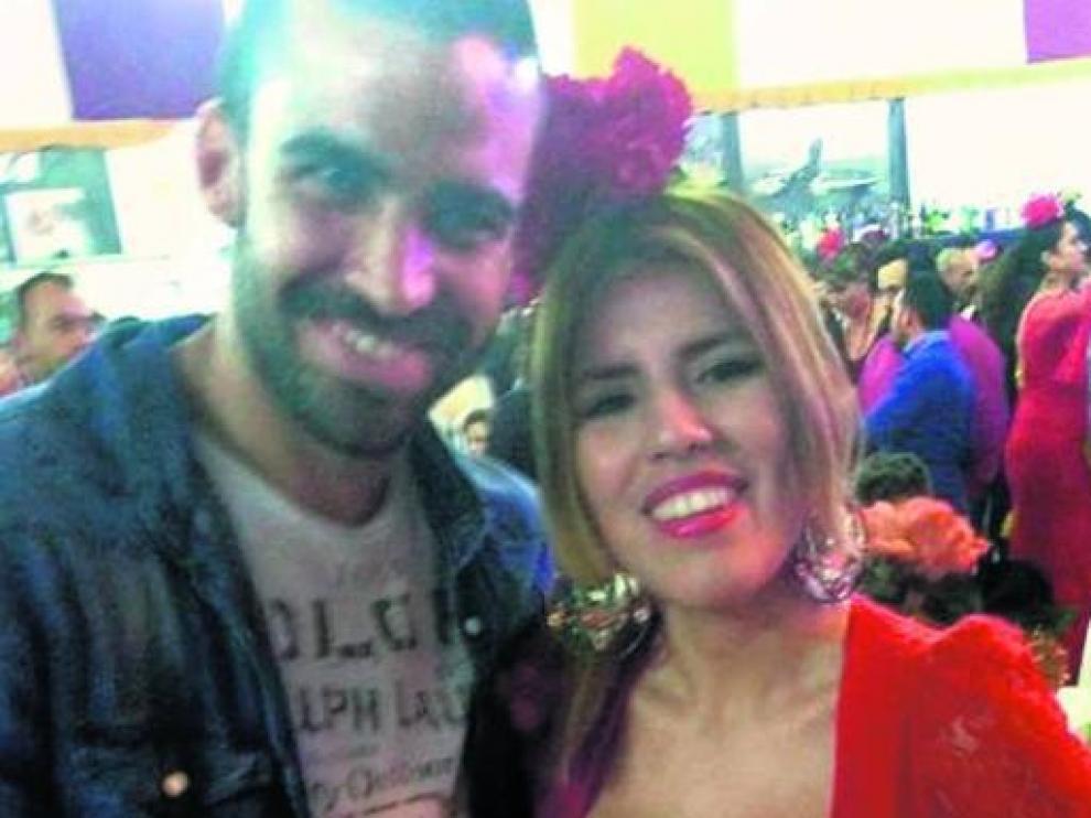 Imagen de la pareja emitida en el programa 'Sálvame' de Telecinco.