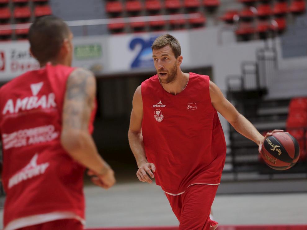 Fran Vázquez, pívot del Tecnyconta Zaragoza.