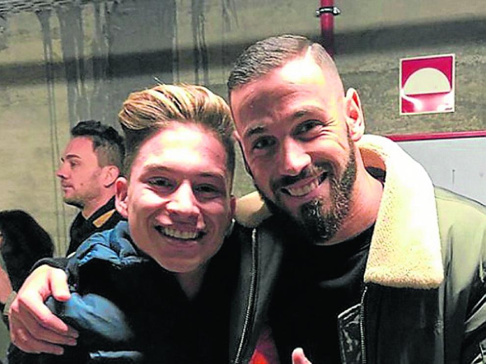 Raoul y Álvaro, en una foto publicada por este.