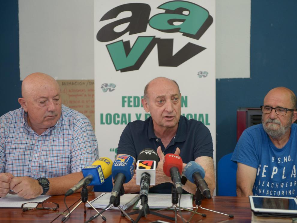 Dirigentes vecinales de Zaragoza, Valencia y Teruel