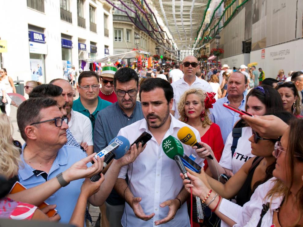 Alberto Garzón, coordinador federal de Izquierda Unida.