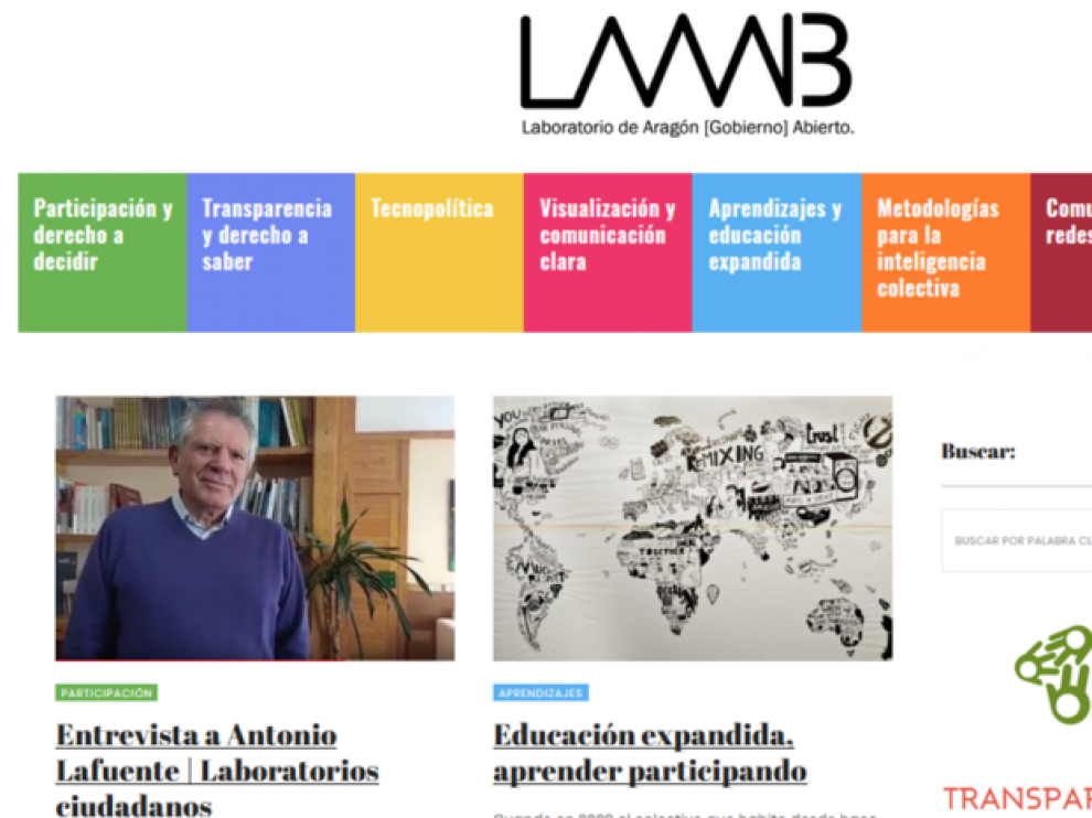 El Laboratorio de Aragón Abierto se puso en marcha el pasado mes de mayo.