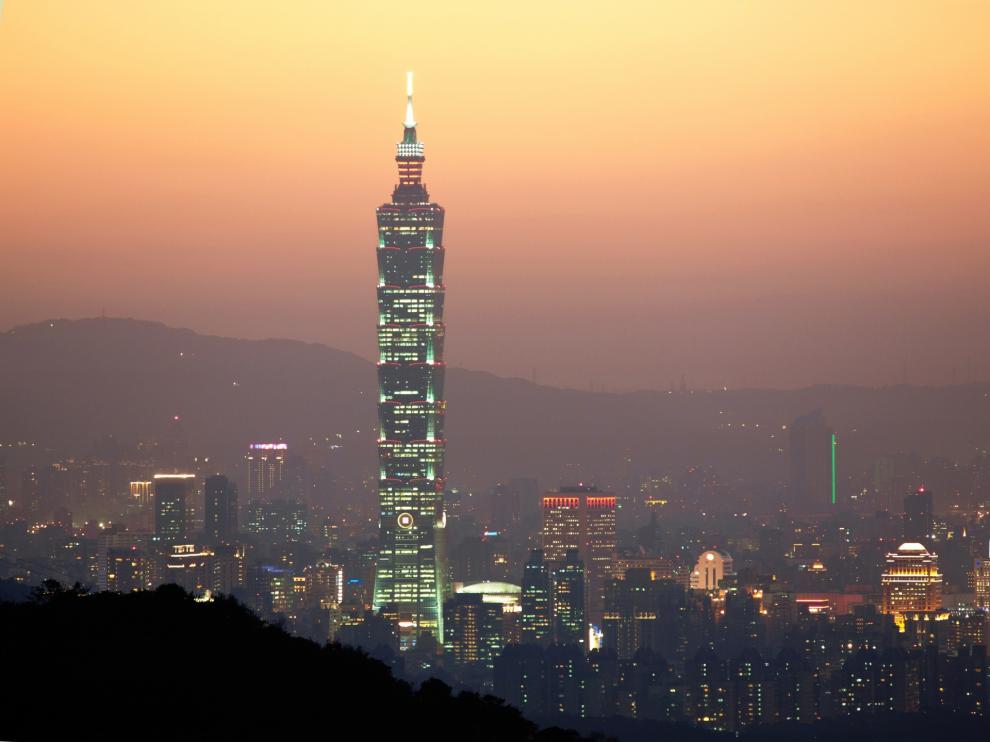 Vista de la ciudad de Taipei, en Taiwan.