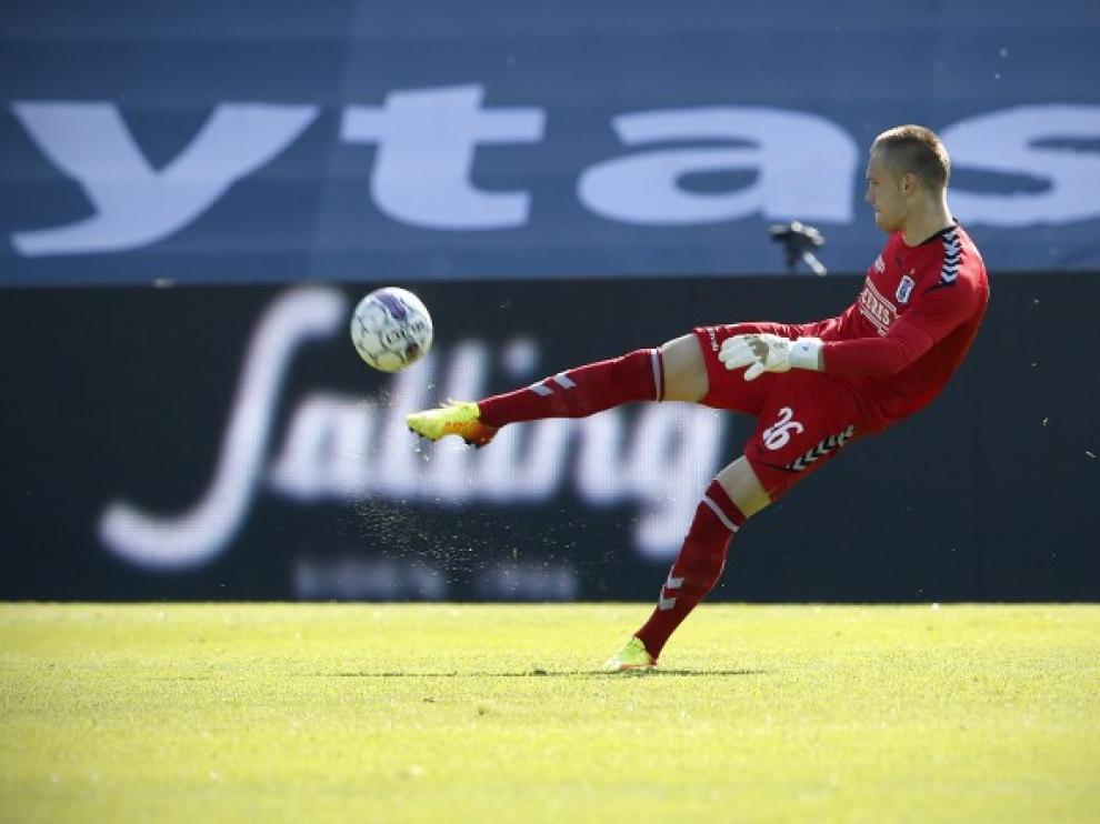 Jovanovic, nuevo guardameta de la SD Huesca.