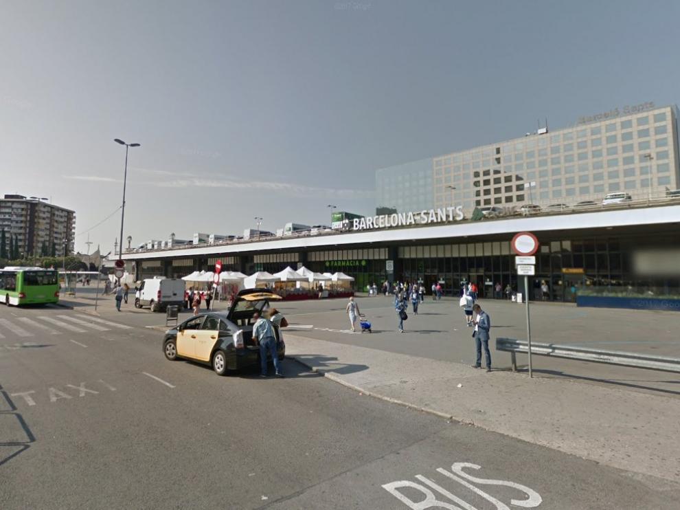 Estación de Sants.
