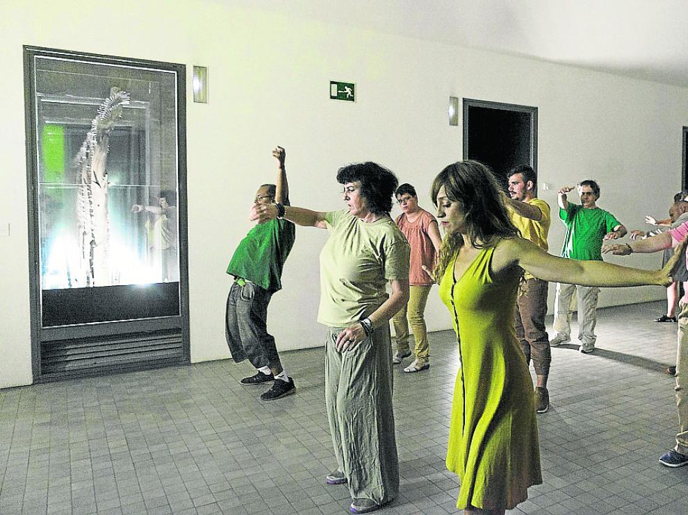 Para la presentación de las instalaciones, ayer, hubo una actuación de danza.