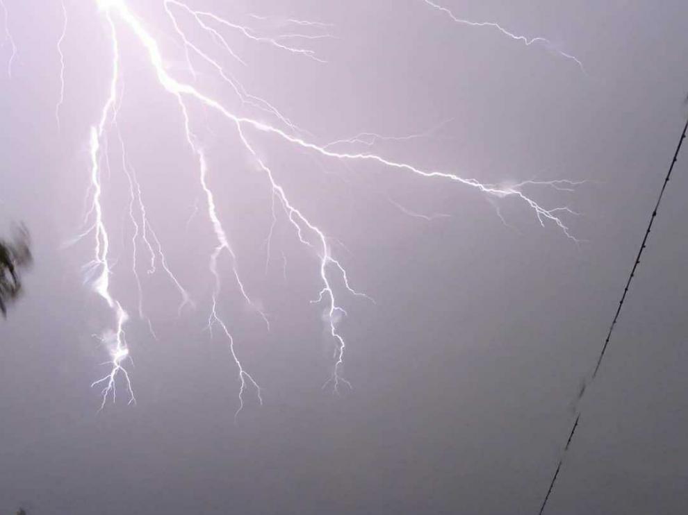 Rayos del 28 de agosto Zaragoza