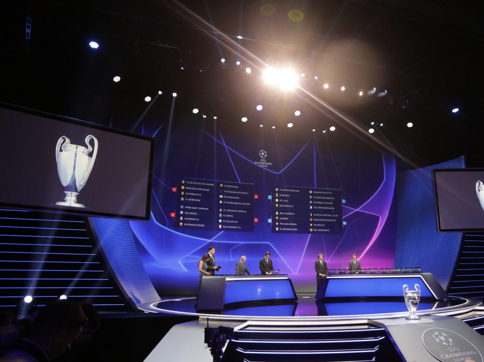 Sorteo de la Liga de Campeones.