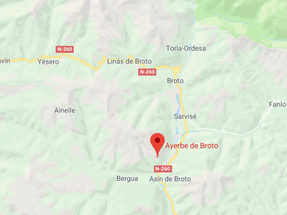 El accidente ocurrió entre Broto y Ayerbe de Broto, en una pista forestal