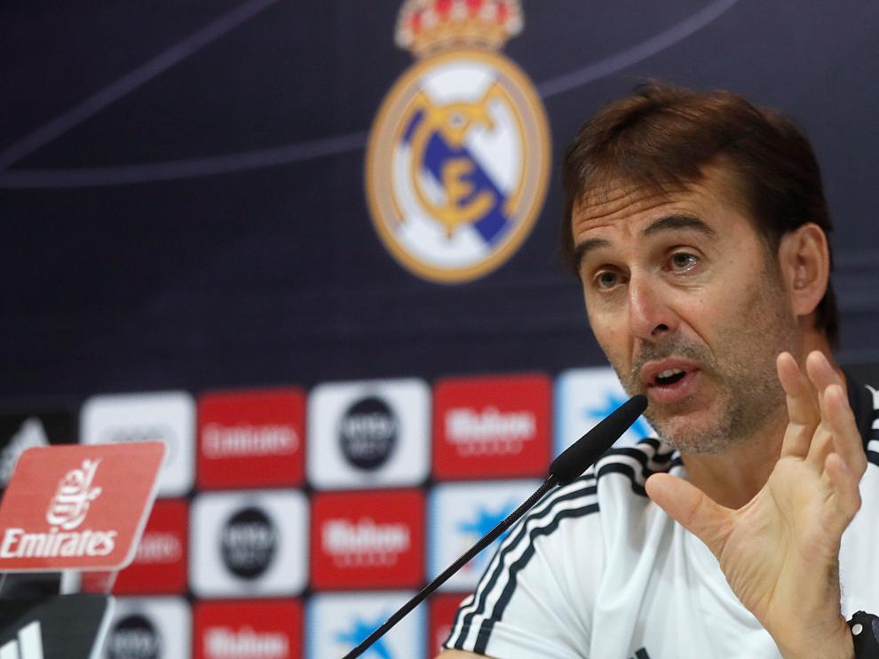Julen Lopetegui, ante el reto de suplir a Zidane.