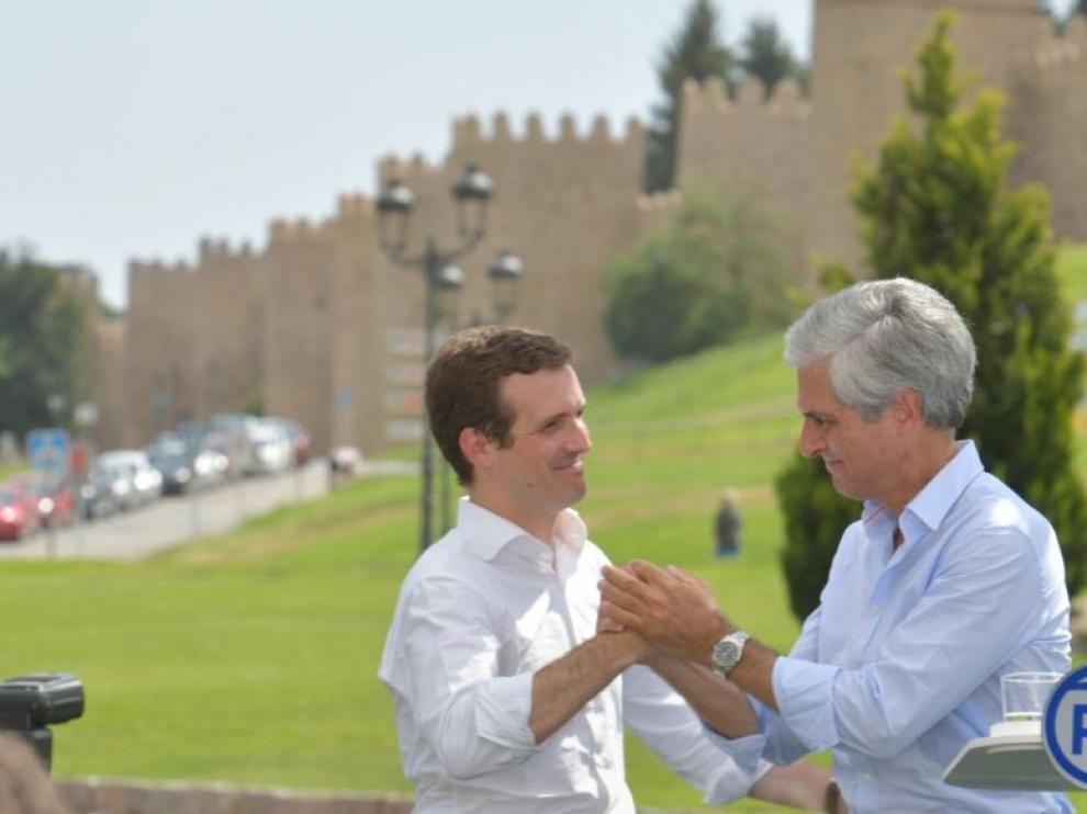 Pablo Casado y Suárez Illana, en Ávila