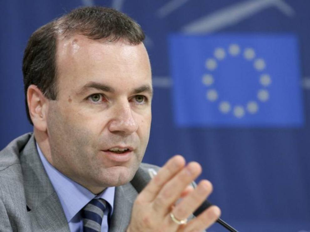 El político alemán de centroderecha Manfred Weber (CSU).