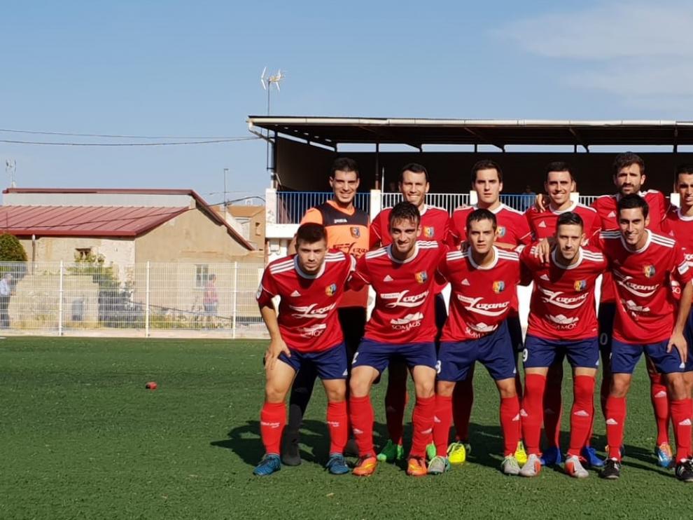 Once inicial del Fraga en el partido ante Herrera de los Navarros.