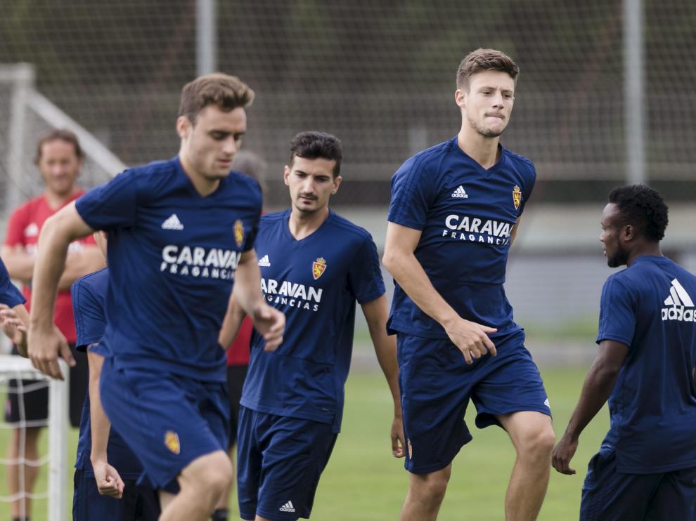 Daniel Lasure, en pleno entrenamiento.