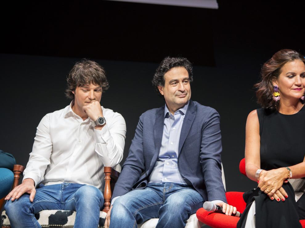 El jurado de Masterchef Celebrity en el Festival de Televisión de Vitoria.