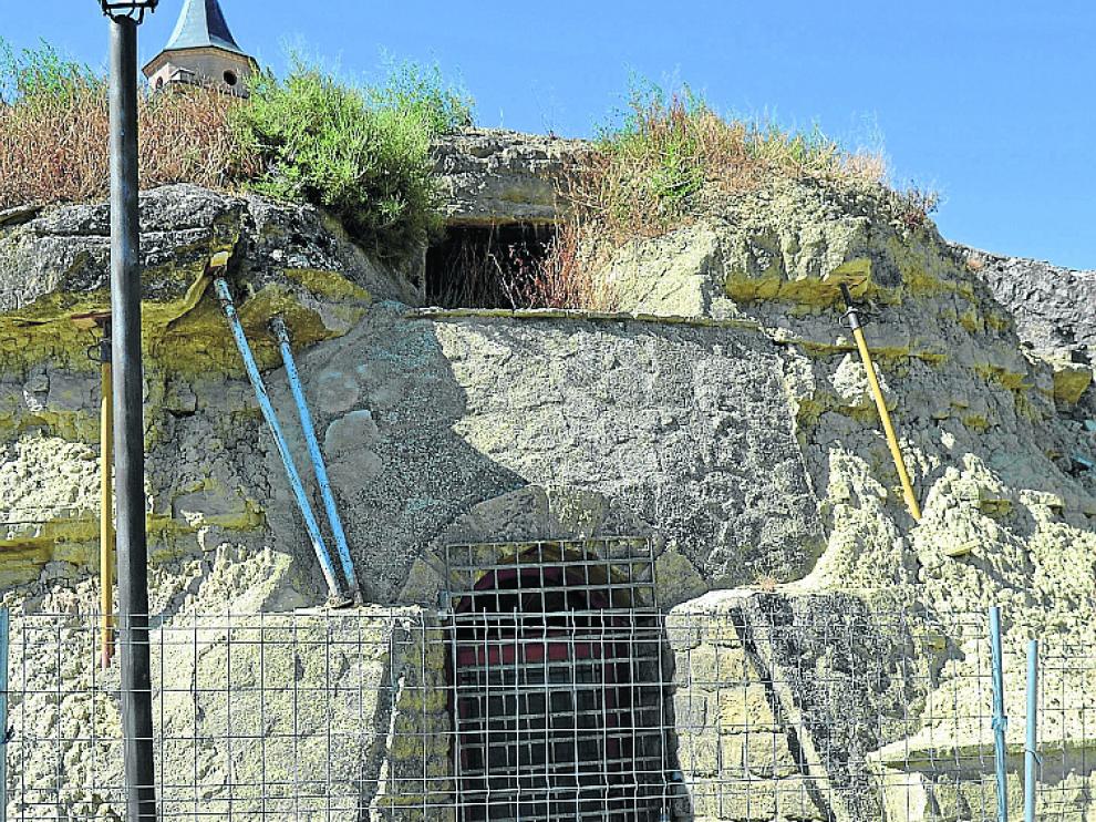 La zona ha sido vallada por el Ayuntamiento del municipio.
