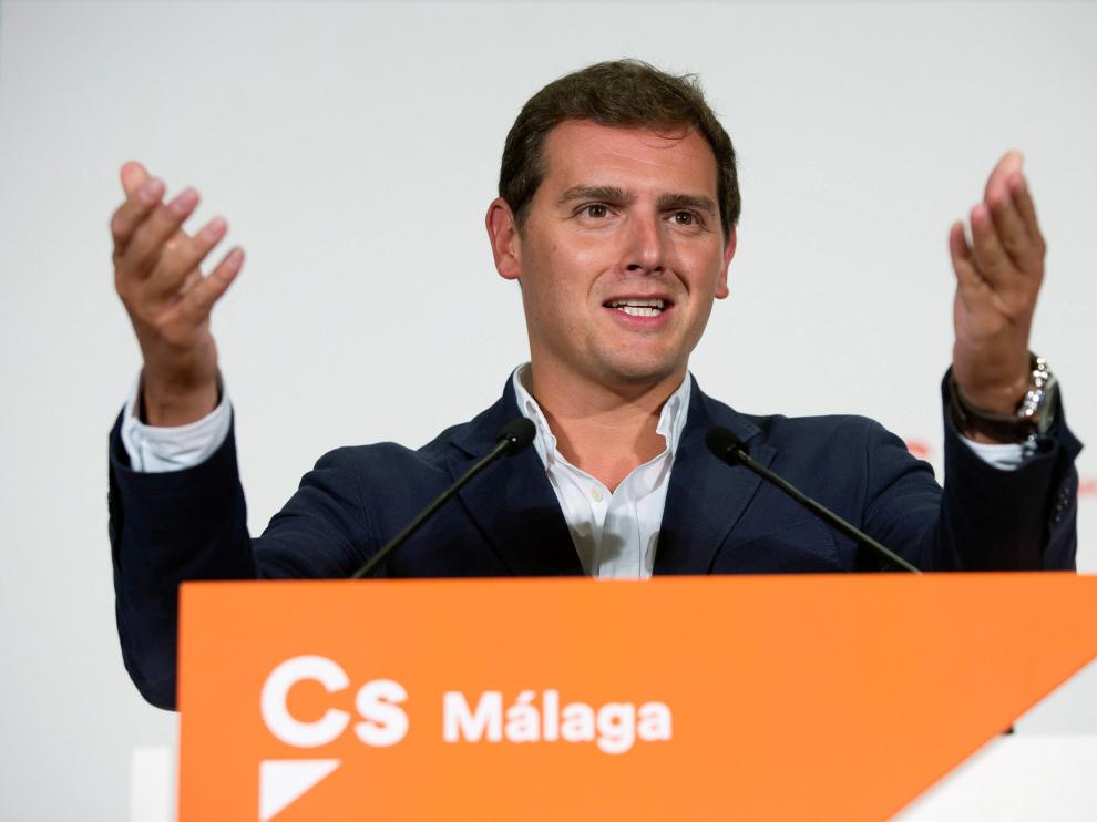 El presidente de Ciudadanos, Albert Rivera, en imagen de archivo.