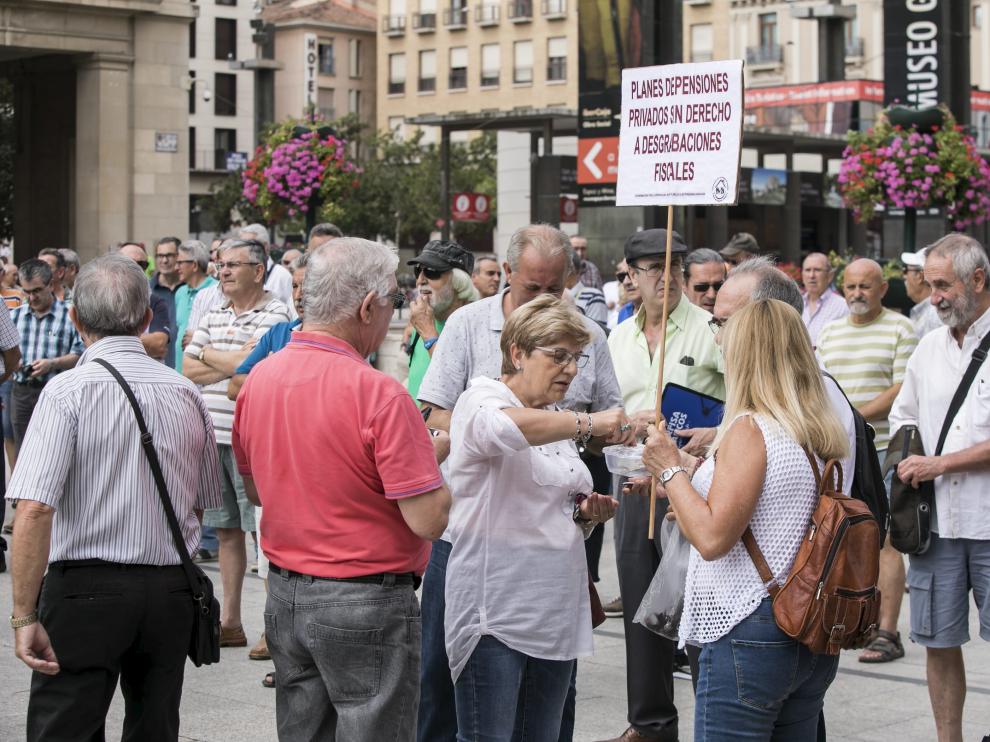 Concentración en defensa de las pensiones