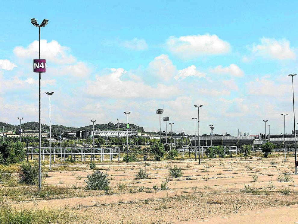 Los terrenos del Parking Norte, en el Actur.
