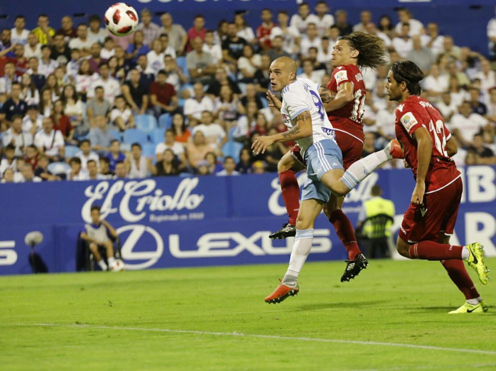 Real Zaragoza - Deportivo, partido de Copa del Rey.