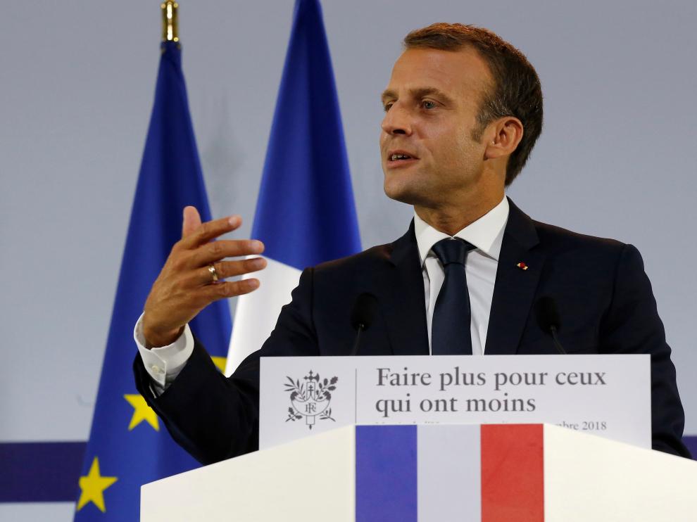 El presidente francés, Emmanuel Macron.