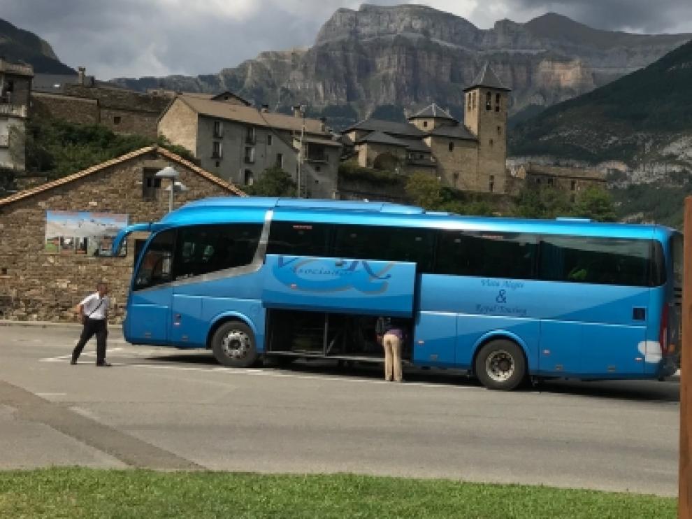 Servicio de autobús en la Pradera de Ordesa
