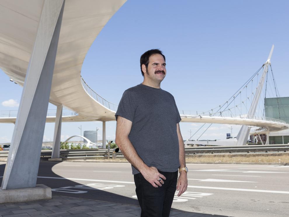 El actor Jorge Usón en Zaragoza