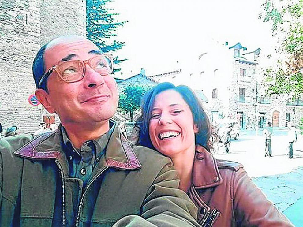 Jordi Sánchez y Bea Segura en Benasque.