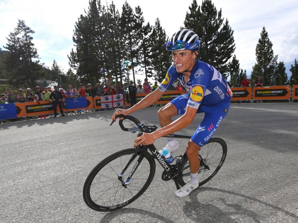 Enric Mas, durante la etapa