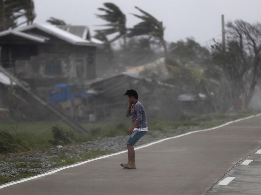 Miles de personas se han visto afectadas por el tifón Mangkhut en Filipinas