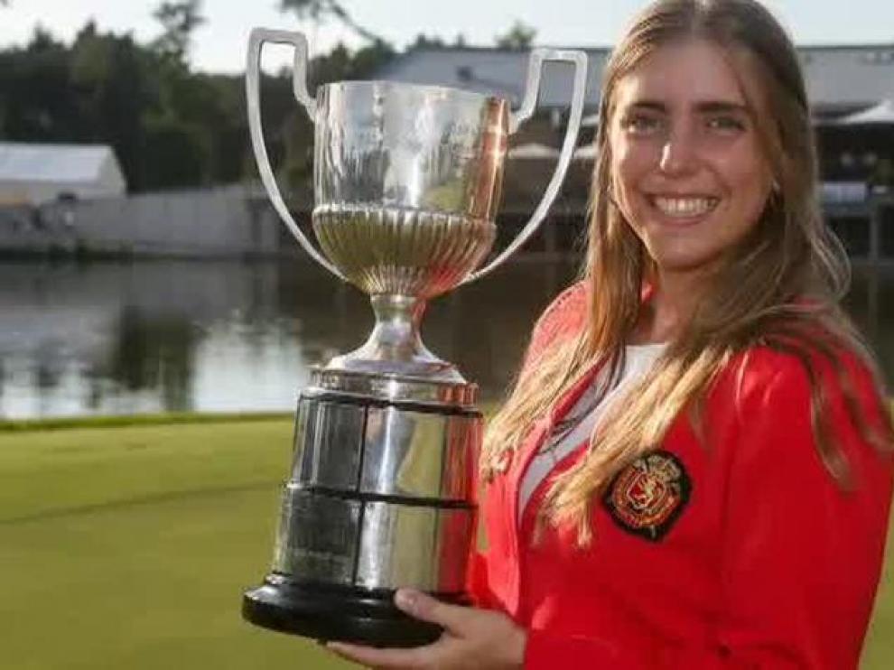 Celia Barquín, la golfista asesinada en Estados Unidos.