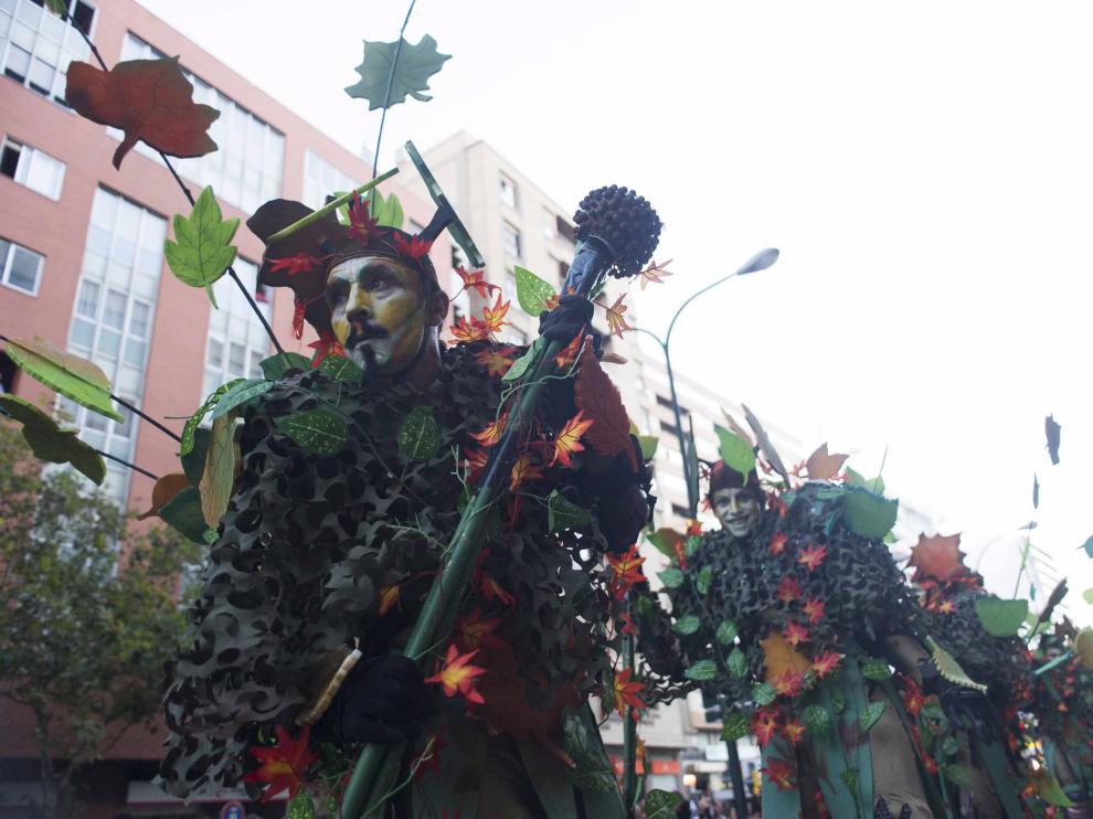 Imagen del desfile del pregón de las fiestas del Pilar de 2017.