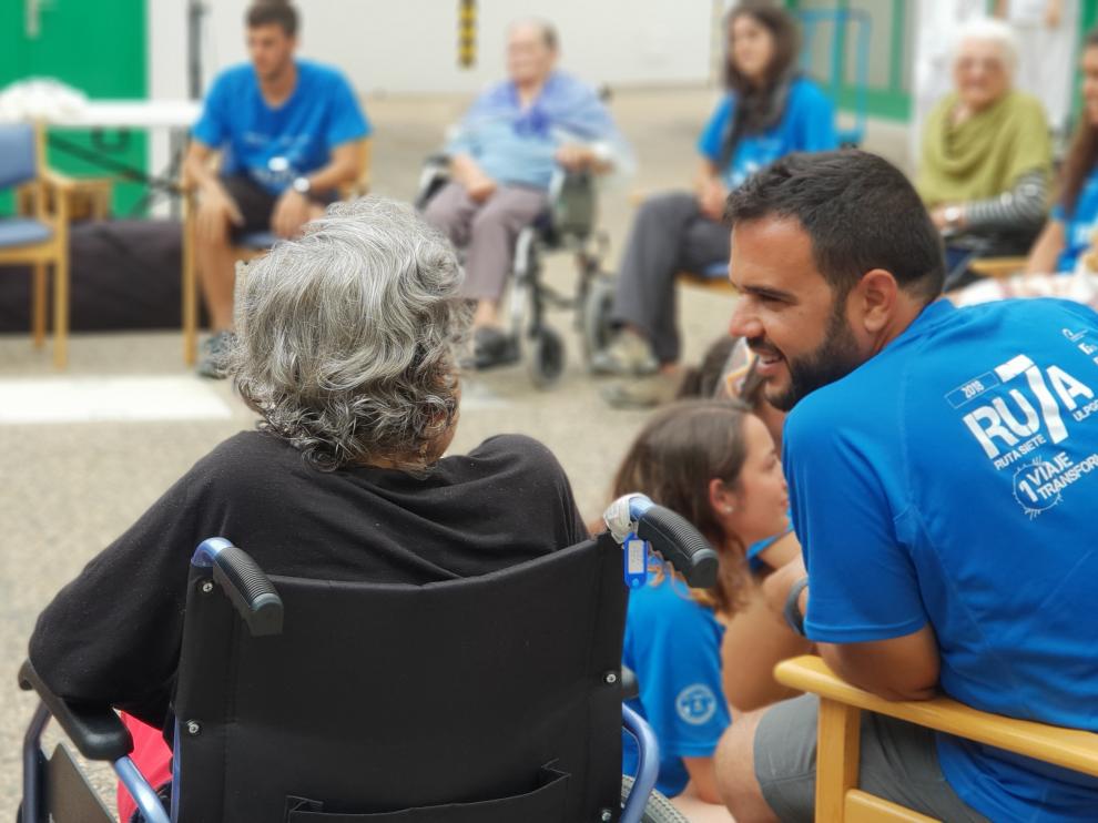 Sergio Guardia, durante una de las actividades que realizó en Canarias.