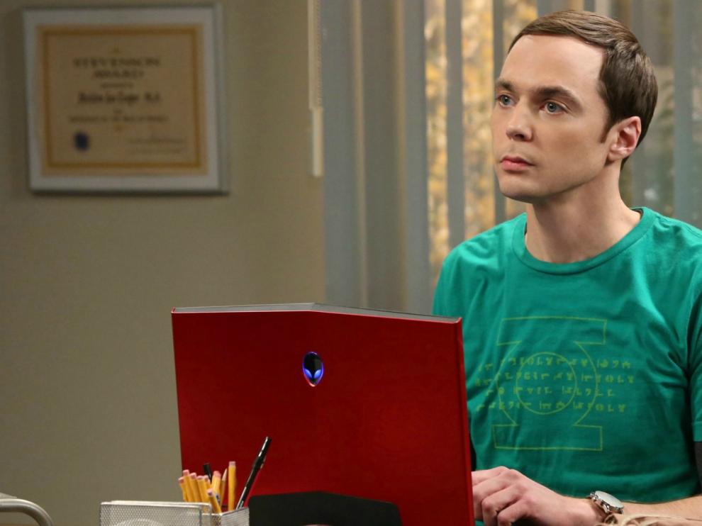 Jim Parsons como Sheldon Cooper en 'The Big Bang Theory'